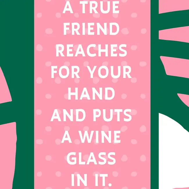 True Friend Dish Towel: Laughs & Laundry!