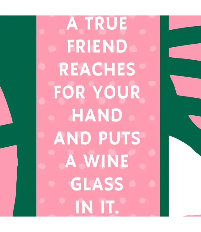 True Friend Dish Towel: Laughs & Laundry!