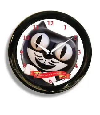 Kit Cat Klock Kit Cat Klock Round Clock - 12"