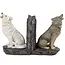 Howl You Organize? Wolf Bookends!