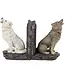 Howl You Organize? Wolf Bookends!