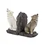 Howl You Organize? Wolf Bookends!