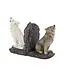 Howl You Organize? Wolf Bookends!
