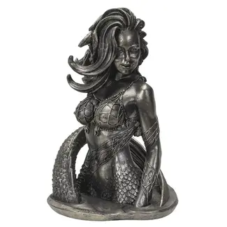 Pacific Giftware Silver Mermaid Siren Torso
