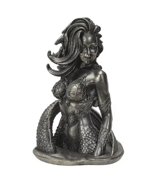Pacific Giftware Silver Mermaid Siren Torso