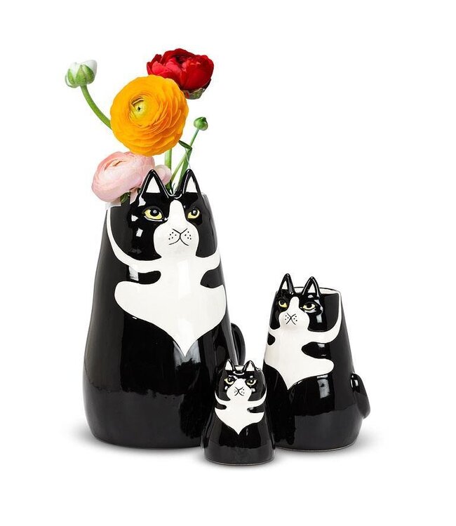 Purr-fect Cat Vase: Where Felines Meet Flowers!