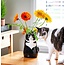 Purr-fect Cat Vase: Where Felines Meet Flowers!