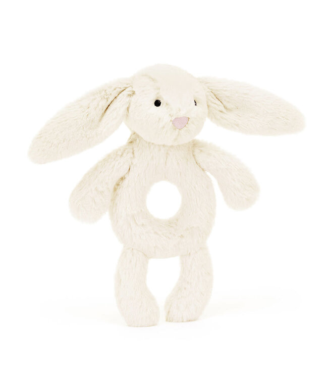 Bashful Cream Bunny Ring Rattle