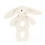 Bashful Cream Bunny Ring Rattle