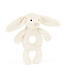 Bashful Cream Bunny Ring Rattle