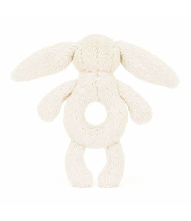 Bashful Cream Bunny Ring Rattle
