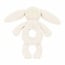 Bashful Cream Bunny Ring Rattle