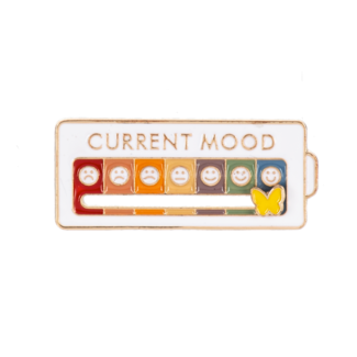 Ganz Current Mood Slider Enamel Pin