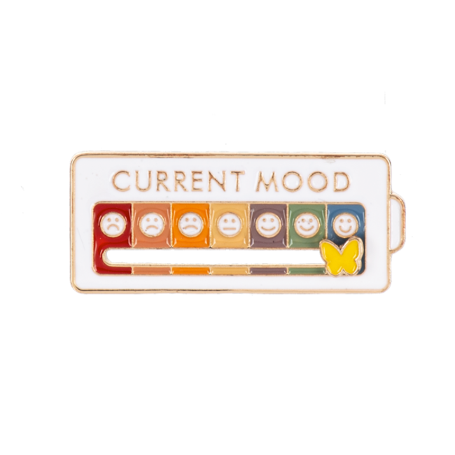 Current Mood Slider Enamel Pin