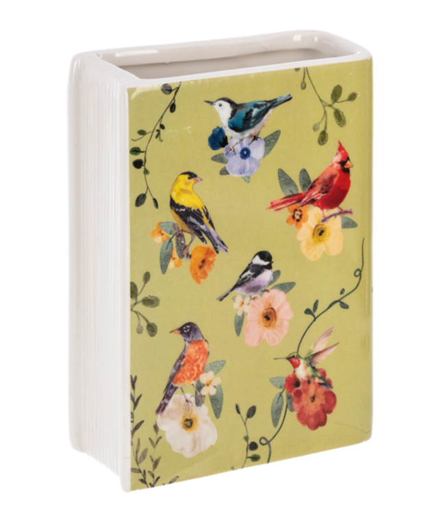 Feather Your Nest: The Book Vase for Bird Lovers!