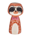 Ganz Bespectacled Buddie Vase- Sloth