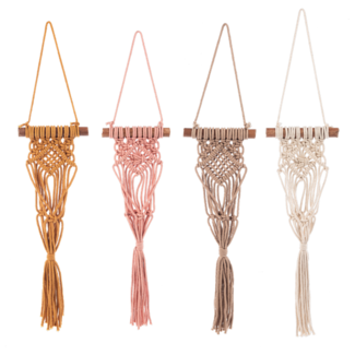 Ganz Macrame Colorful Plant Hangers
