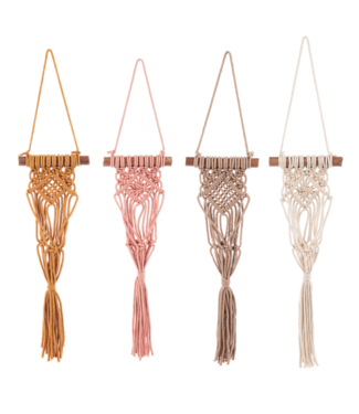 Ganz Macrame Colorful Plant Hangers Ganz Macrame Colorful Plant Hangers