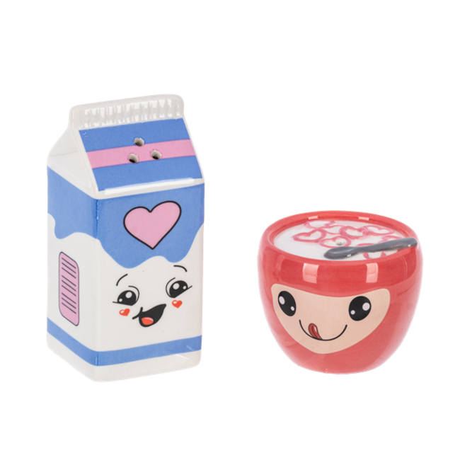 Cereal and Milk Salt and Pepper Shaker