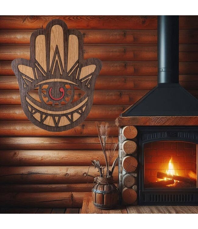 Charmed Living: Hamsa Evil Eye Wall Art