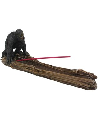 Pacific Giftware Bigfoot on Log Incense Burner