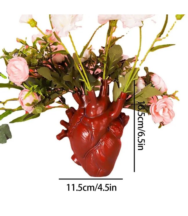 Love in Bloom: Heart-Shaped Vases