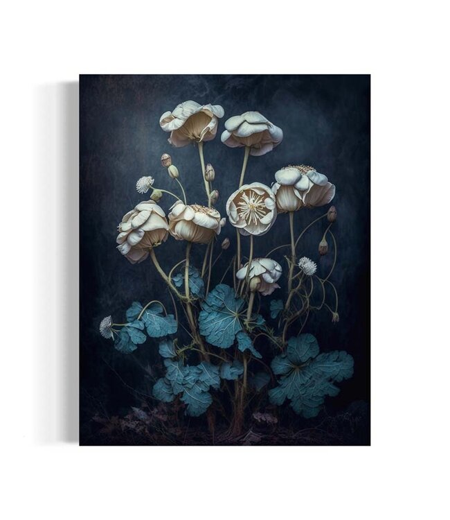 Blooming Mystique: Vintage Mushroom Wall Art