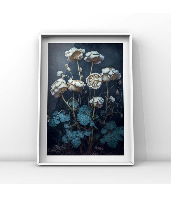 Blooming Mystique: Vintage Mushroom Wall Art