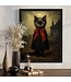 Meet Miss Jinx: The Purr-fect Gothic Wall Art!