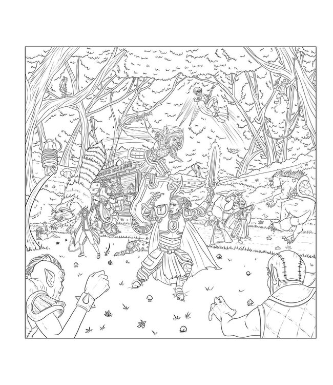 The Dungeonmeister Goblin Quest Coloring