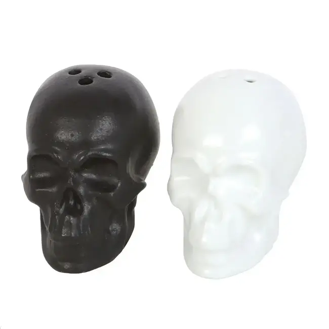 Gothic Skull Salt and Pepper Shakers