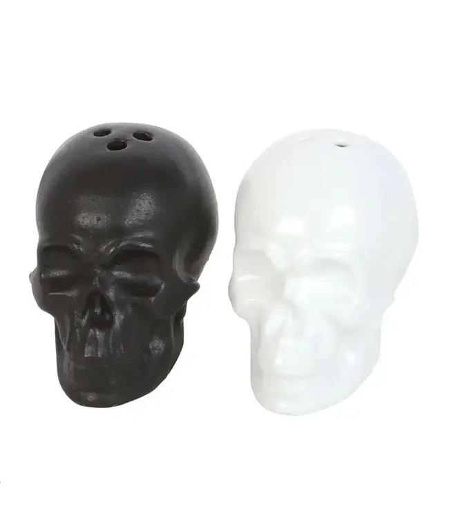 Gothic Skull Salt and Pepper Shakers