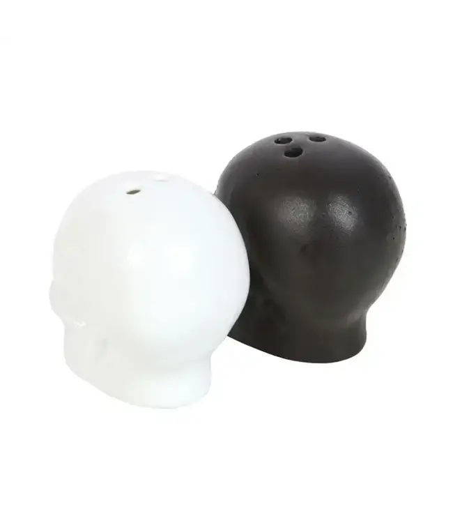 Gothic Skull Salt and Pepper Shakers