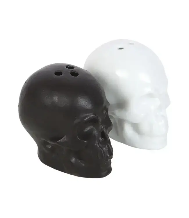 Gothic Skull Salt and Pepper Shakers