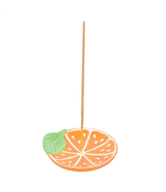 Slice of Serenity: Orange Incense Holder