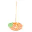 Slice of Serenity: Orange Incense Holder