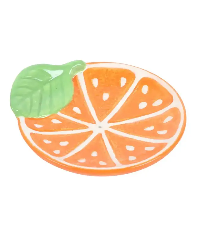 Slice of Serenity: Orange Incense Holder