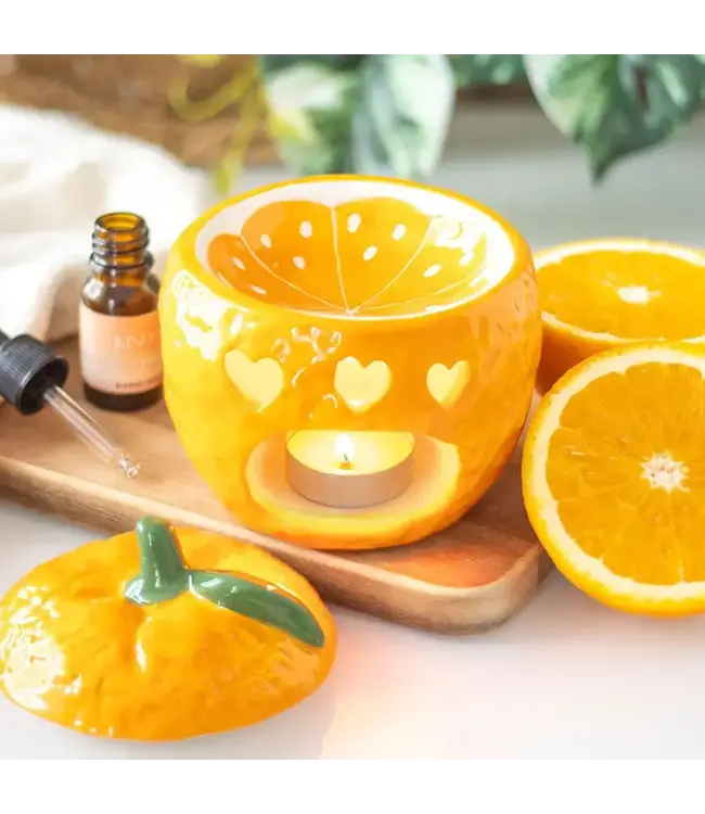 Citrus Scent-sation: The Orange Oil Burner!