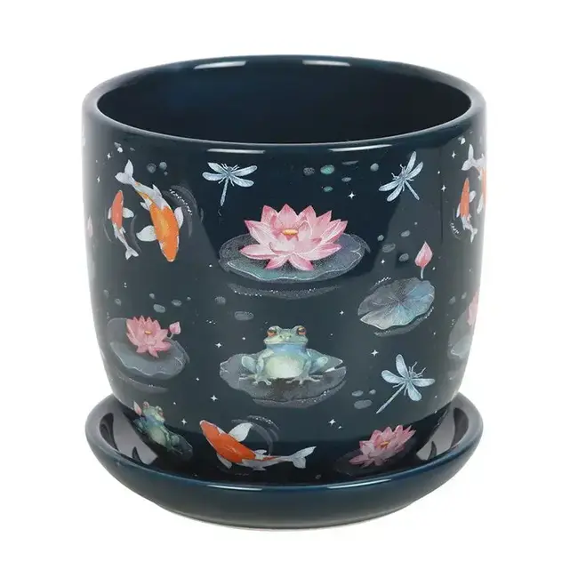 Potty for Plants: The Pond Print Perfection!