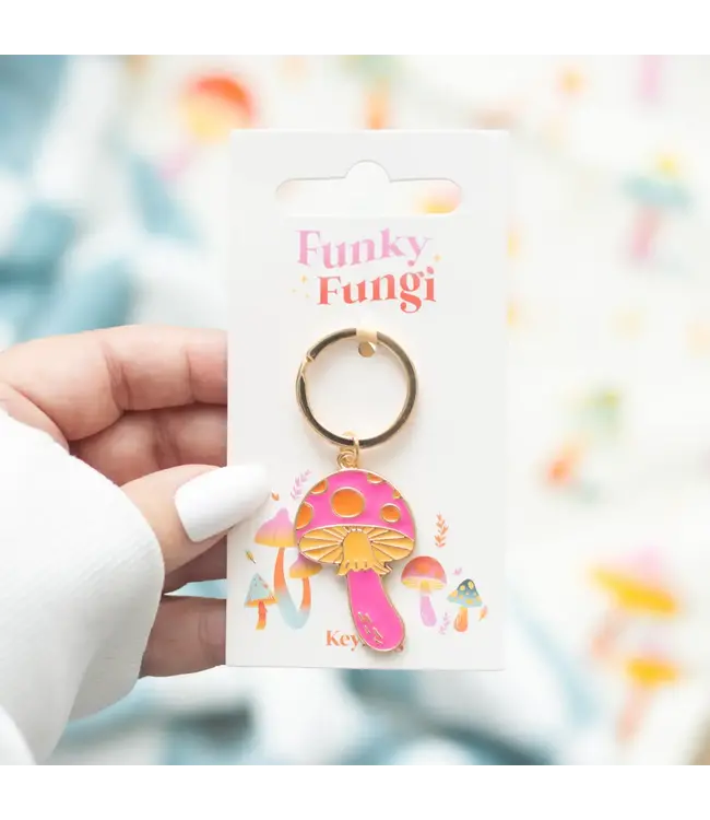 Funky Fungi Mushroom Keyring
