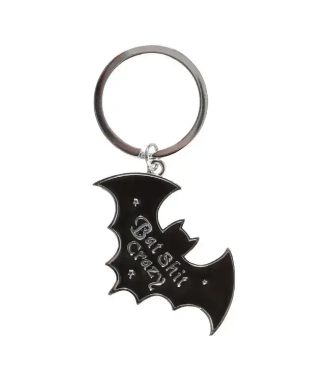 Embrace the Crazy: Bat Shit Keyring