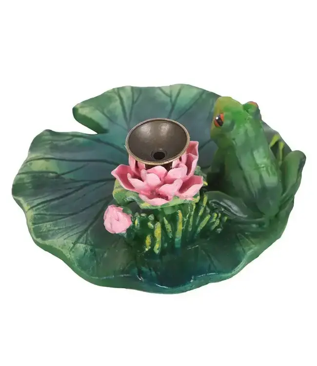 Frog-tastic Serenity: The Lily Pad Incense Experience!