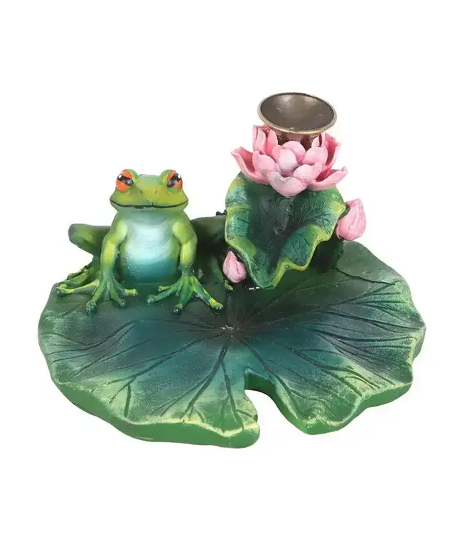Frog-tastic Serenity: The Lily Pad Incense Experience!