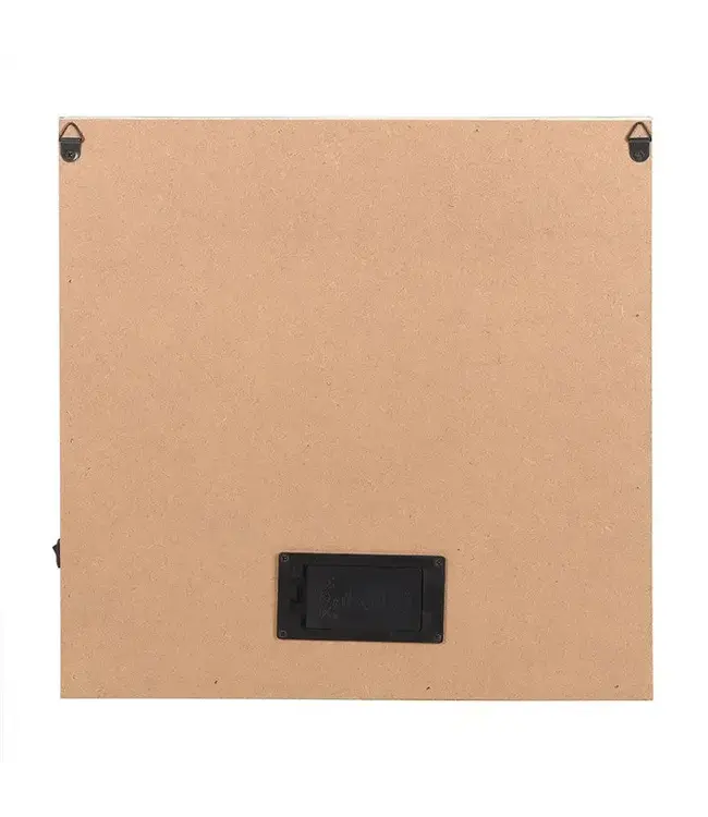 Midnight Moth Light Up Canvas Plaque