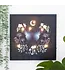 Midnight Moth Light Up Canvas Plaque