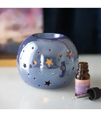 Something Different Purple Iridescent Star Oil Burner & Warmer