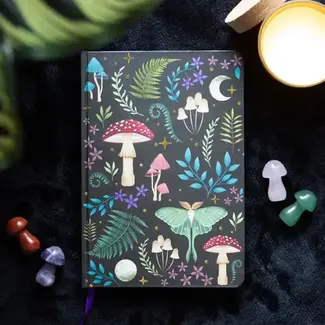 Something Different Dark Forest Print A5 Notebook