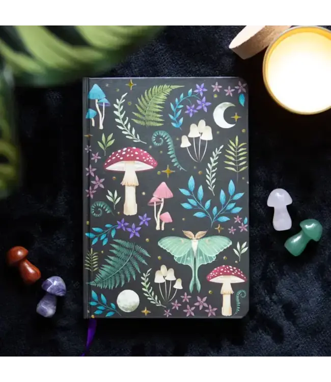 Enchant Your Thoughts: Dark Forest A5 Notebook