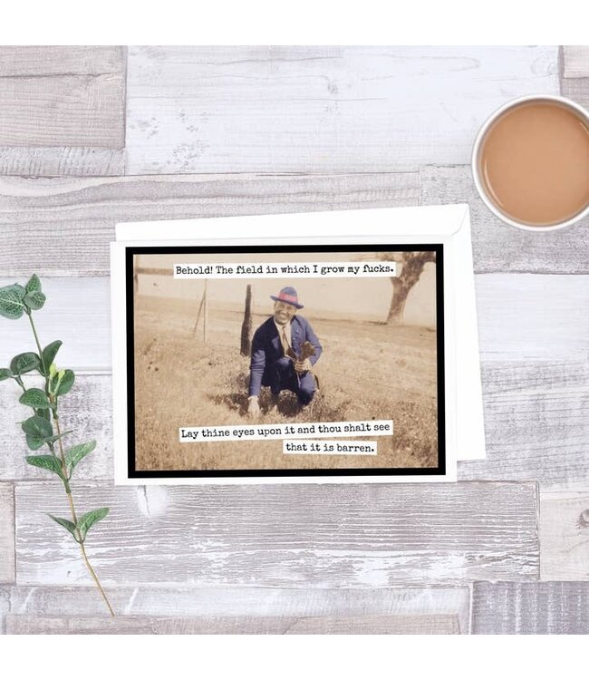 Grow Your Fucks: A Hilarious Greeting Card!