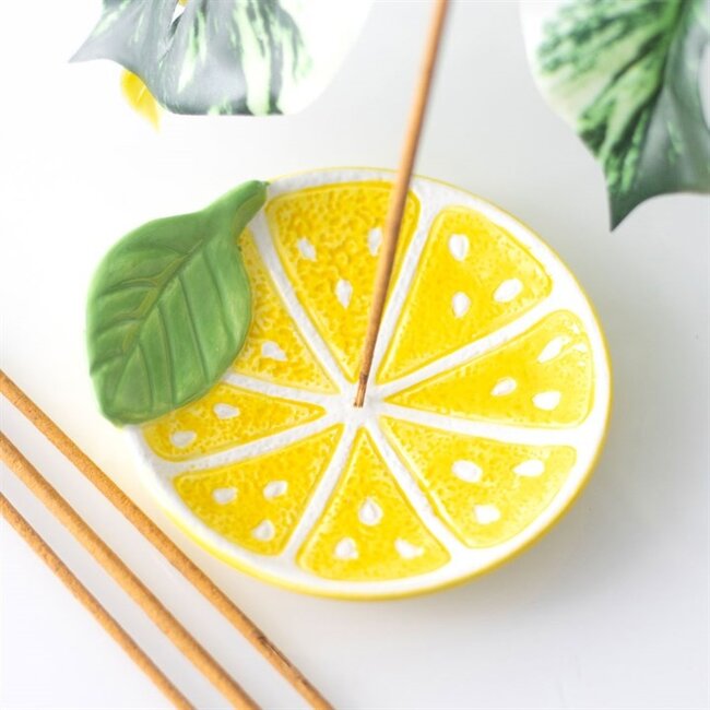 Zest for Relaxation: Lemon Slice Incense Holder